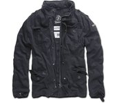 Brandit Britannia Chaqueta - Negro (4XL)