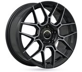 Llanta De Aluminio Infiny Traxx 7.5x17 4x100 Et35 Brillo Negro
