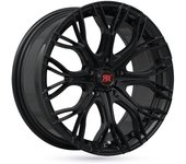 Llanta De Aluminio Racer Matrix 7.5x17 4x100 Et35 Brillo Negro