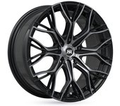 Llanta De Aluminio Racer Matrix 7.5x17 5x100 Et35 Brillo Negro