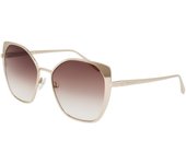 LONGCHAMP LO175S Gafas, Gold/Gradient Brown, 56/18/140 para Mujer