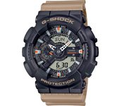 Reloj de pulsera CASIO G-Shock - GA-110TU-1A5ER correa color: Beige Dial LCD Negro Hombre