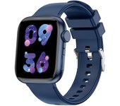 Forever Smartwatch IGo Watch 3 Azul Oscuro - Reloj Inteligente Mujer y Hombre 1.83" - Reloj Deportivo con Podómetro Monitor de Presión Arterial y Sueño - Smartwatch Android iOS Resistente al Agua IP67