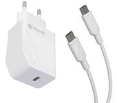 Muvit MCPAK0044 cargador de dispositivo móvil Universal Blanco Corriente alterna Interior