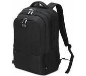 Dicota Backpack Plus SPIN 14-15,6 pulgadas, mochila para portátil, bolsa de trabajo para llevar el portátil, funda deportiva y ligera para portátil, negra