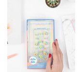 Mr.Wonderful - Carcasa para Móvil - Compatible con iPhone SE - Diseño Transparente con Aguacates - Ajuste Preciso con Botones y Altavoces - Flexible y Resistente