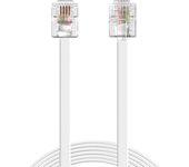 Sandberg RJ11-RJ11 - Cable para teléfonos fijos, 10 m, Color Blanco
