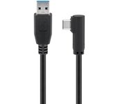 Microconnect USB3.1CA2A - Cable USB (2 m, USB A, USB C, 3.0 (3.1 Gen 1), 5000 Mbit/s, Negro)