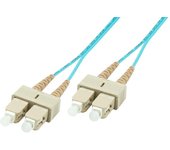 Microconnect SC/PC-SC/PC 2m cable de fibra optica OM3 Azul