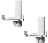 B-Tech BT77 - Soportes para altavoces (25 kg), color blanco (1 par)