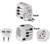 Microconnect PETRAVEL12 cargador de dispositivo móvil Universal Blanco USB Interior