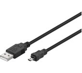 Microconnect USBAMB82 cable USB 1,8 m USB 2.0 USB A Mini-USB B Negro