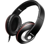 Sandberg Play'n Go - Auriculares de diadema cerrados (con micrófono, control remoto integrado, 3.5 mm), negro