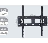 Vivolink VLMW2355T soporte para TV 139,7 cm (55") Negro