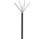 Microconnect 100m Cat6 cable de red Negro U/UTP (UTP)