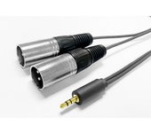 Vivolink PROMJXLRS15 cable de audio 15 m 3,5mm 2 x XLR Negro