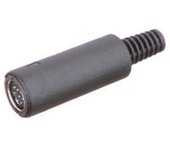 Conector hembra aéreo Mini-DIN. Electro DH. Con 6 contactos 10.636/A/6 8430552011490