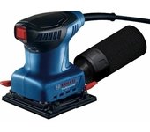 Bosch Professional lijadora orbital GSS 140 (motor de 220 W, vibración de 3,4 m/s2, con bolsa para polvo, placa punzonadora, hoja de lija C411)