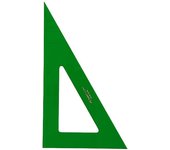 Faber-Castell 666/32 - Cartabón de 32 cm, color verde