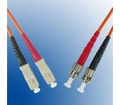 Microconnect ST/PC-SC/PC 2m cable de fibra optica OM1 Naranja