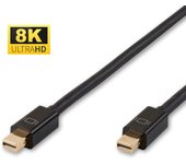 Microconnect MDPMDP1BV1.4 cable DisplayPort 1 m Mini DisplayPort Negro