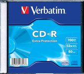 Verbatim CD-R 700MB 48xspd Slim Case - CD-RW vírgenes (700 MB, 48x)