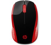 HP Ratón inalámbrico 200 (Rojo imperial)