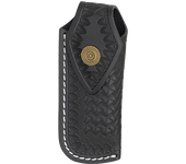 Funda De Piel Negra Para Navajas 14 Cm