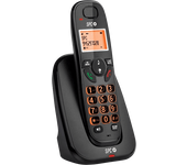 Teléfono - SPC Kairo 7331N, Inalámbrico, Función Manos Libres, Pantalla iluminada, Volumen Boost, Negro