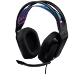 Auriculares gaming - Logitech G G335, Con cable, Micrófono volteable para silenciar, PS/PC/Xbox/Nintendo, Transductores 40mm, Rueda de volumen, Negro