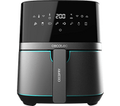 REACONDICIONADO Seminuevo Muy bueno Freidora de aire - Cecotec Cecofry Full lnoxBlack 5500 Pro, 1700 W, 8 Modos, 5.5 l, Acabados en Acero Inox, Negro