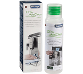 Limpiador líquido para cafeteras - De'Longhi DLSC550 Eco MultiClean, 0.25 l, Blanco