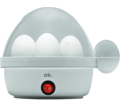 Cuece huevos - ok. OEB 102W hasta 7 huevos, Señal de fin audible, Tapa transparente