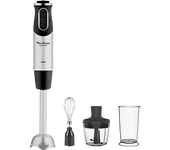 REACONDICIONADO Seminuevo Muy bueno Batidora de mano - Moulinex DD6558 QuickChef, 3 en 1, 1000W, Tecnología Powelix, 10 Velocidades, Función Turbo