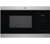 REACONDICIONADO Seminuevo Muy bueno Microondas con grill integrable - AEG MSB2547D-M, 900 W, 8 niveles, 25 l, Negro/Inox