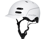 Casco - SmartGyro Helmet, Para Patinete Eléctrico O Bicicleta, Talla L, Cabeza 61 cm, Blanco