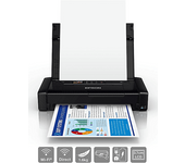 Impresora tinta - Epson C11CH25401 WorkForce WF-110W, Monocromo, WiFi