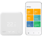 Termostato - Tado Kit de inicio V3+, Inteligente cableado Calefacción, Blanco