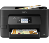 REACONDICIONADO Seminuevo Muy bueno Impresora multifunción tinta - Epson WorkForce ProWF-3825DWF, Impresión doble cara, Color, WiFi, Fax, Negro