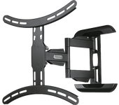 REACONDICIONADO Seminuevo Muy bueno Soporte TV - Hama 00118619, Fullmotion, Para pantallas de 32" a 65", VESA 400x400 mm, Negro
