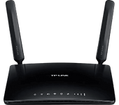 REACONDICIONADO Seminuevo Excelente Router inalámbrico 4G - TP-Link TL-MR6400, 300 Mbps, Banda ancha, LTE, Negro