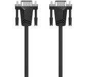 Cable VGA - Hama 00200707, Full HD, 15 pines, 1.5 m, Negro