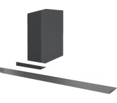 REACONDICIONADO Seminuevo Muy bueno Barra de sonido - LG S75Q, Bluetooth, Inalámbrico, 380 W, Plateado Acero Oscuro