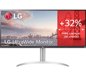 Monitor - LG UltraWide™ 34WQ650-W, 34" WQHD, 100 Hz, 5ms (GTG), IPS curvo 1800R, USB-C, HDR10, Blanco High Glossy