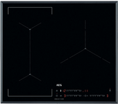 REACONDICIONADO Seminuevo Muy bueno Encimera - AEG IAE63421FB, Inducción, Eléctrica, 3 zonas, 28 cm, Negro