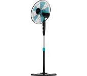 REACONDICIONADO Seminuevo Muy bueno Ventilador de pie - Cecotec EnergySilence 510, 40 W, 3 velocidades, Copper Engine, EnergySilence, Negro