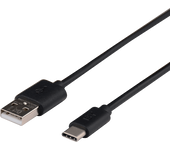 Cable USB a USB-C - ISY IZB-541, 1 m, Negro
