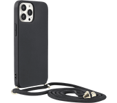 Funda móvil - ISY ISC-3817 HangOn, Para Apple iPhone 13 Pro, Trasera, TPU, Negro