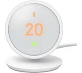 Termostato - Google Nest Termostat E HF001235-IT, LCD, Wi-Fi, App Nest, Blanco, Domótica