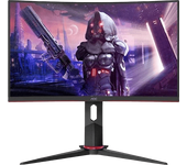 REACONDICIONADO Seminuevo(*) Monitor gaming - AOC C24G2AE/BK, 24" FHD, 1 ms, 165 Hz, FreeSync™ Premium, Low Blue Light, Curvo 1500R, Negro